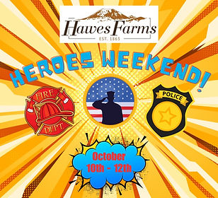 Honoring heroes at hawes farms fall festival