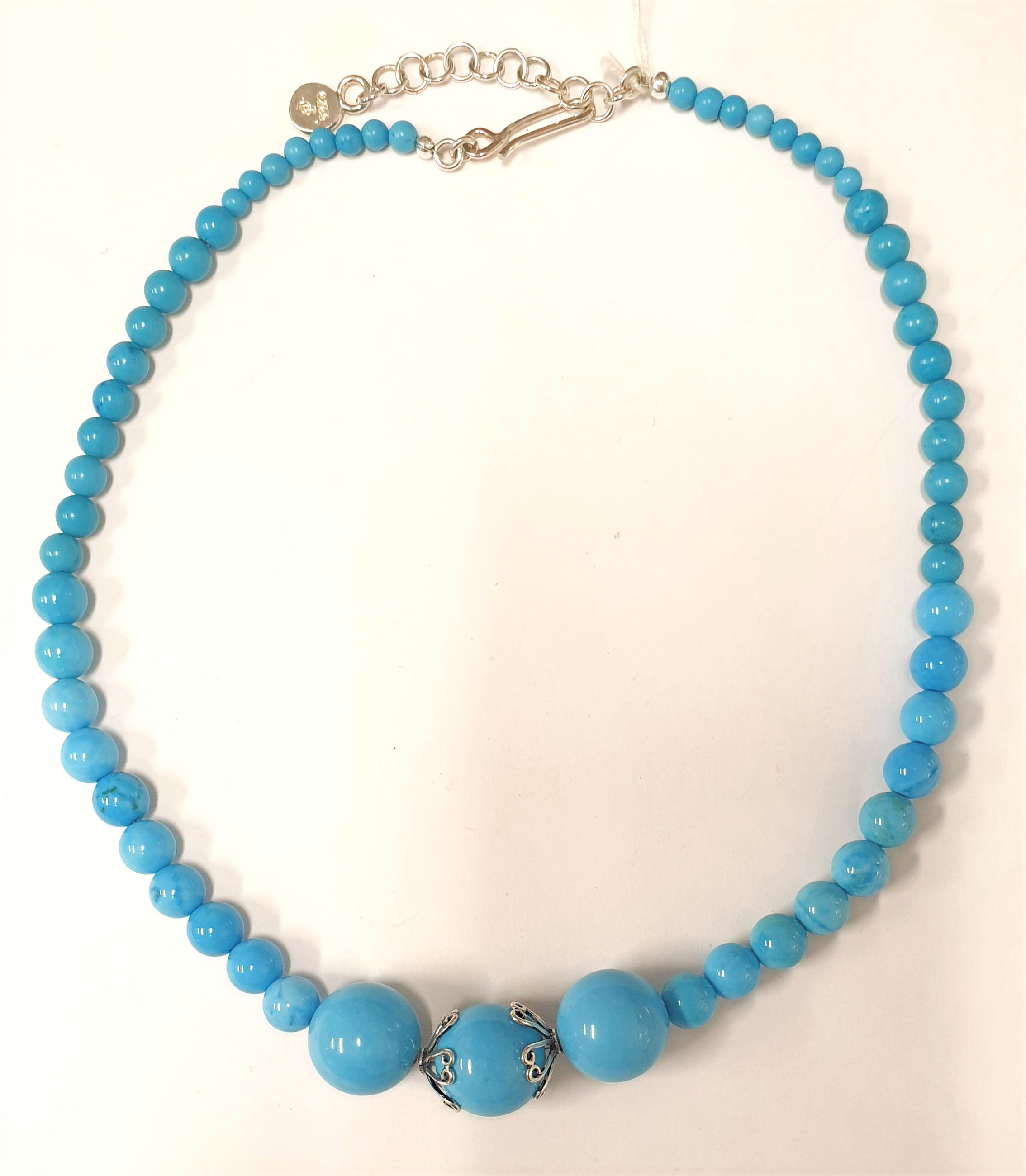 Halskjede i Chalk Turkis