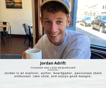 Jordan Adrift the Founder of the Great Lakes Shark Patrol.