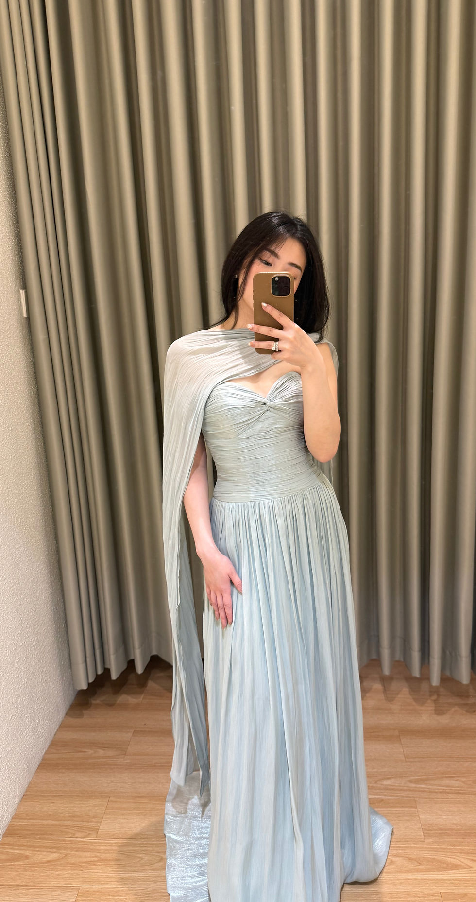 Thumbnail: BK05 - By Kora Skye Baby Blue Maxi Dress