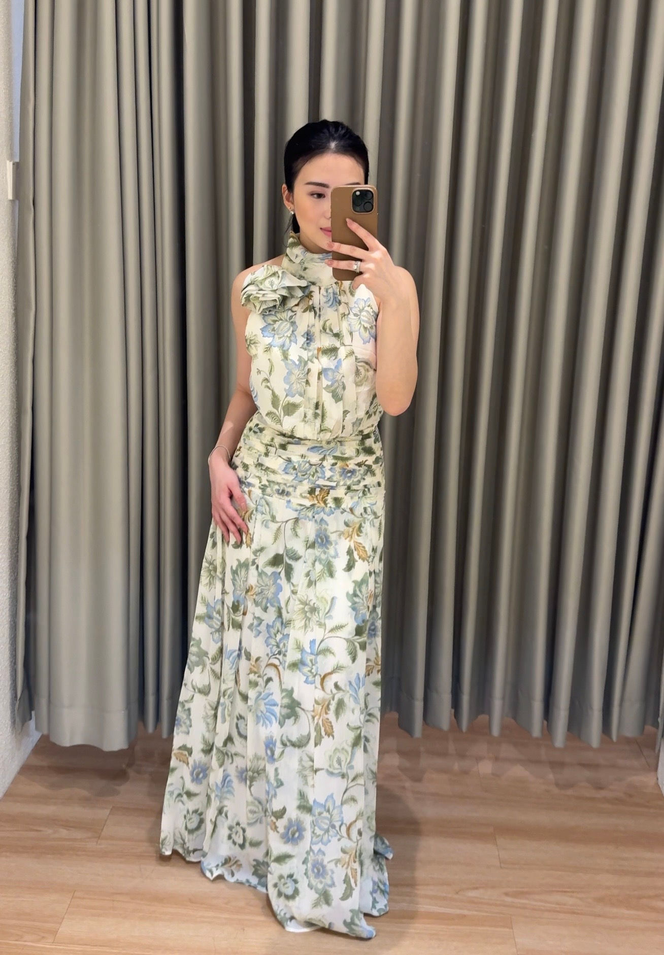 BK09 - By Kora Melissa Floral Maxi Dress
