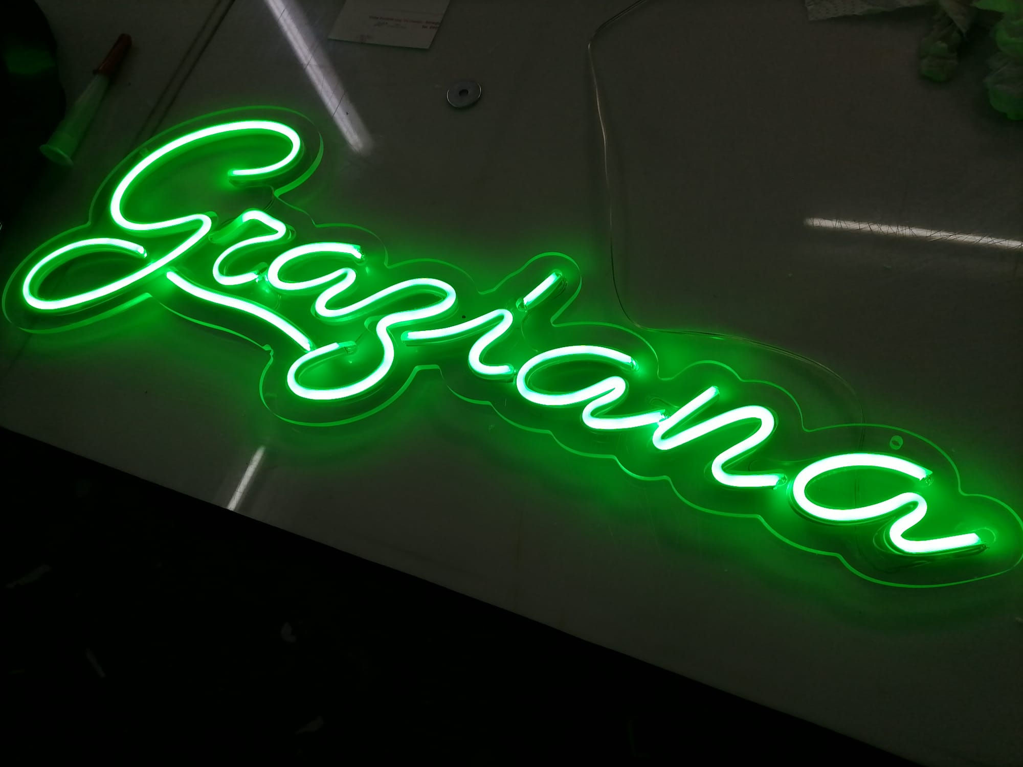 NOME PERSONALIZZATO FLEX LED 80X40