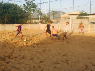 AMI faz teste final para entrega do Campo de Futebol de Areia