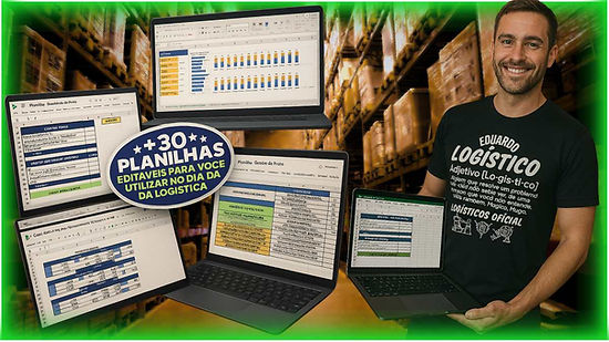 pacote de planilhas de logística