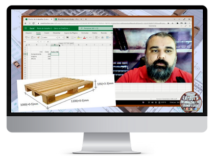 Layout Armazém e CD no Excel