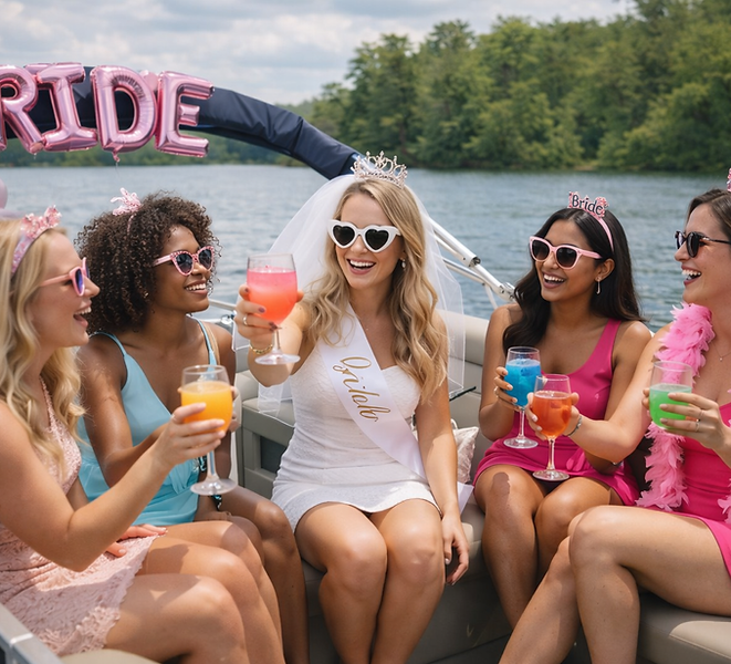 Bachelorette celebration on a peaceful lake.png