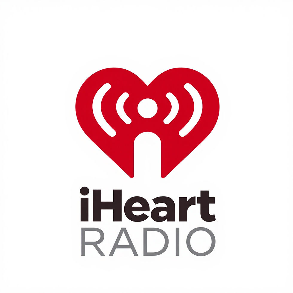iHeartRadio logo for the Engage Learn Connect Live podcast