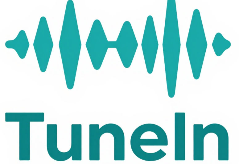 TuneIn logo representing an engage learn connect live podcast
