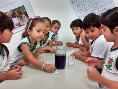 Aula no Laboratório com Pré B