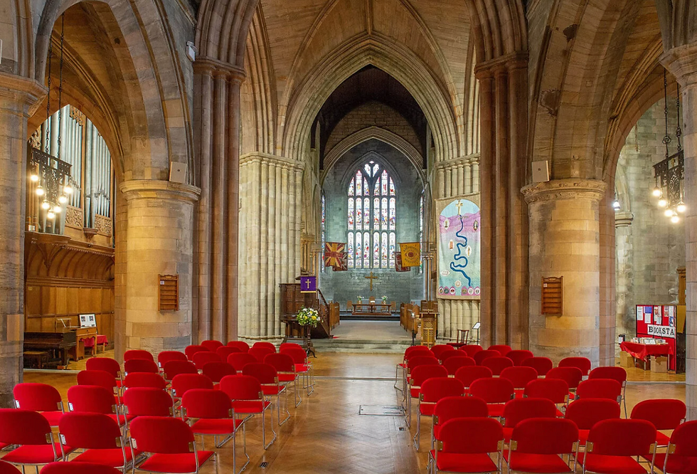 inside of the church of holy rude