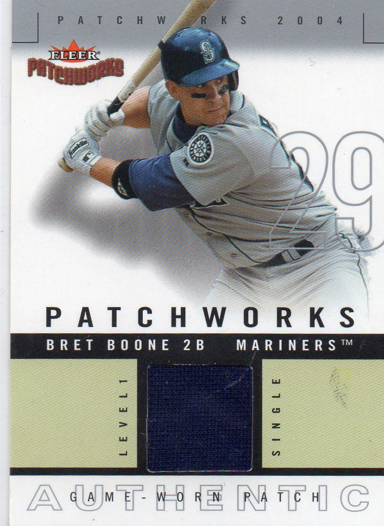 Bret Boone 2004 Fleer Patchworks Patchworks #PW-BB Seattle Mariners