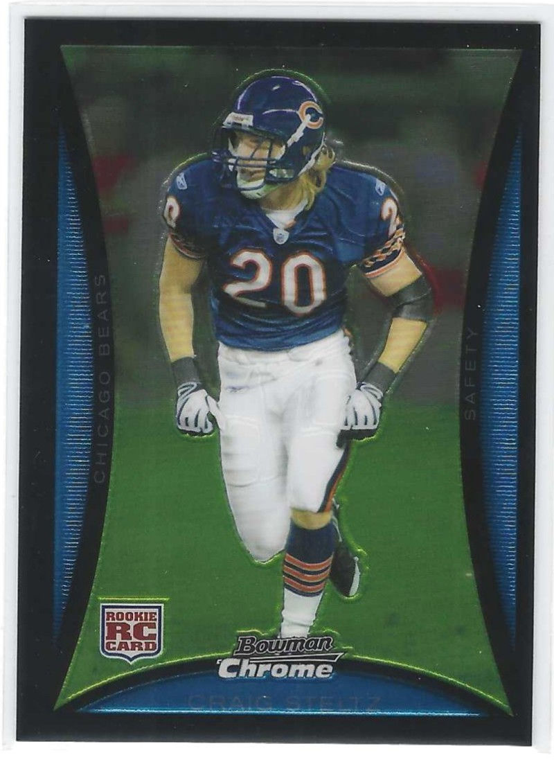 Craig Steltz Rookie 2008 Bowman Chrome #BC28 Chicago Bears