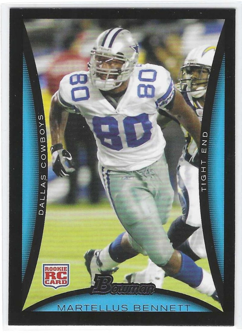 Martellus Bennett Rookie 2008 Bowman #215 Dallas Cowboys