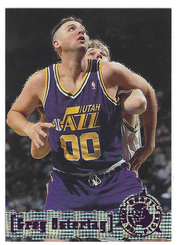 Basketball Player Utah Jazz Ostertag Greg Ostertag Rookie 1995-96