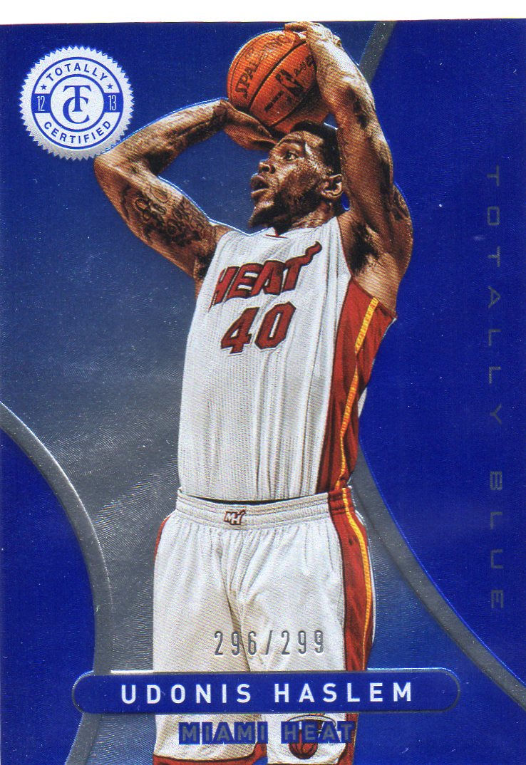 Udonis Haslem 2012-13 Totally Certified Blue #93 Miami Heat