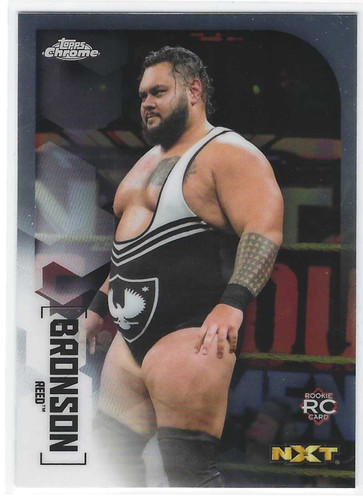 Bronson Reed Rookie 2020 Topps Chrome WWE #75 NXT | mancavecards