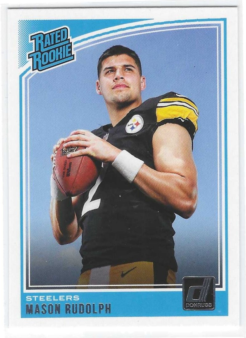 Mason Rudolph Rookie 2018 Donruss #305 Pittsburgh Steelers