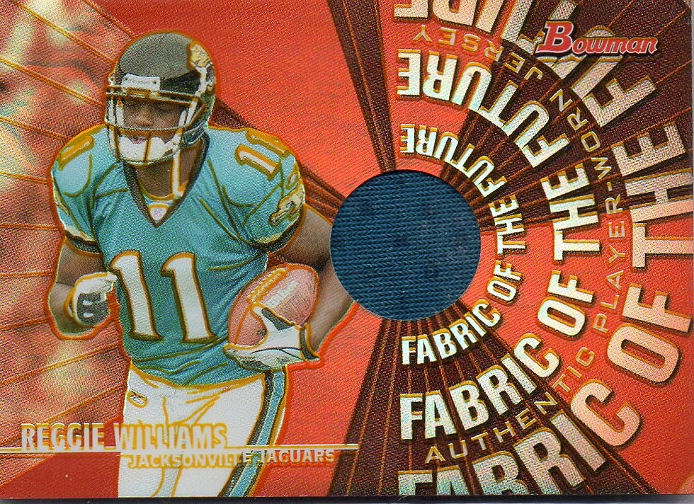 Reggie Williams 2004 Bowman Fabric of the Future #FF-RW1 Jacksonville Jaguars
