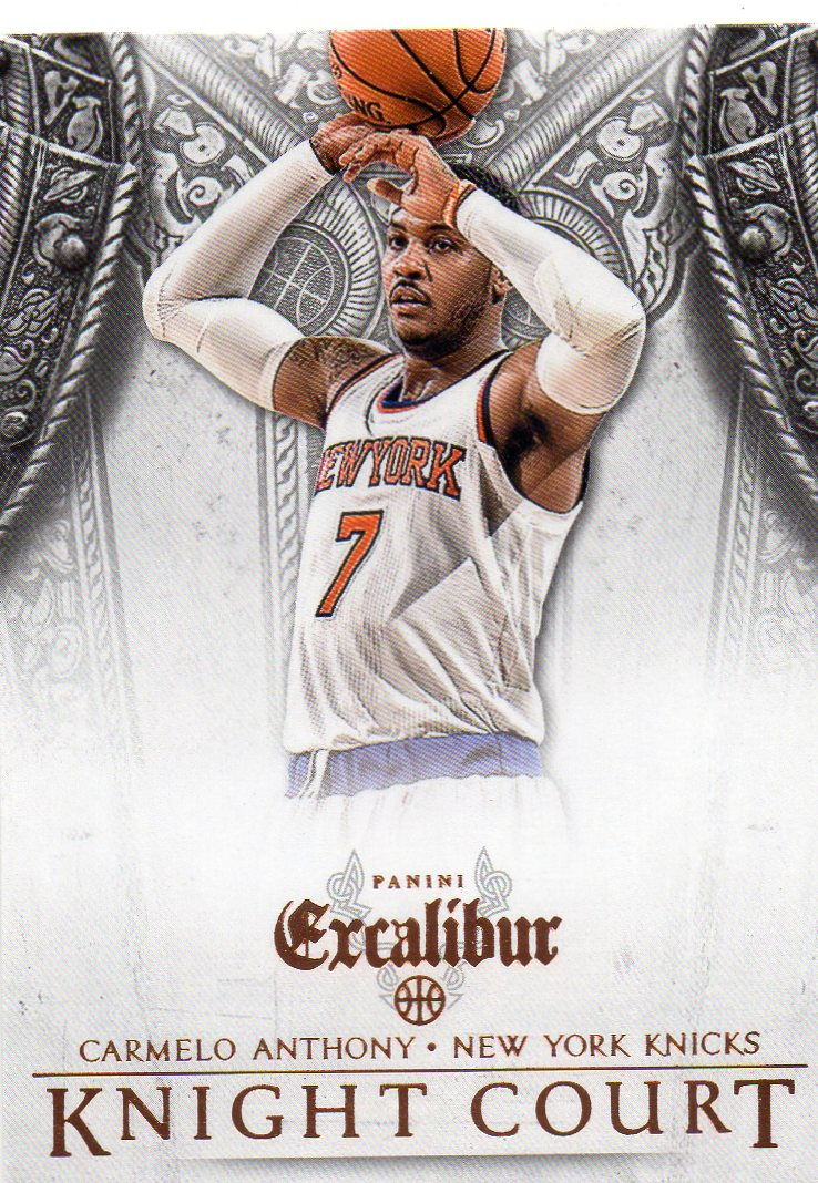 Carmelo Anthony 2014-15 Excalibur Knight Court #24 New York Knicks