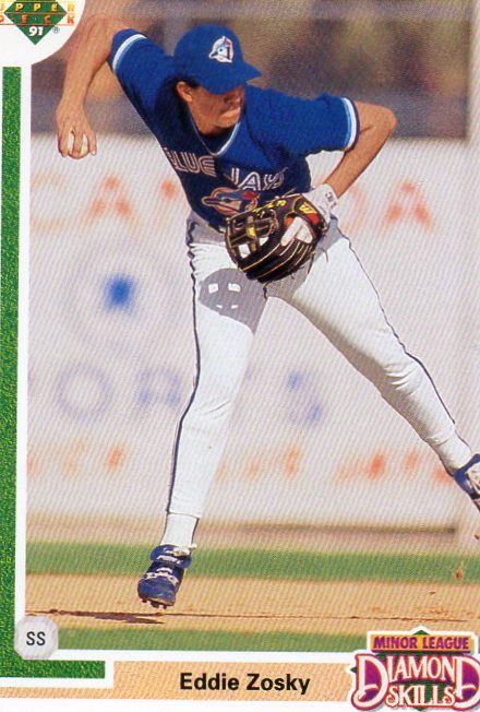 Eddie Zosky 1991 Upper Deck Final Edition #14F Toronto Blue Jays