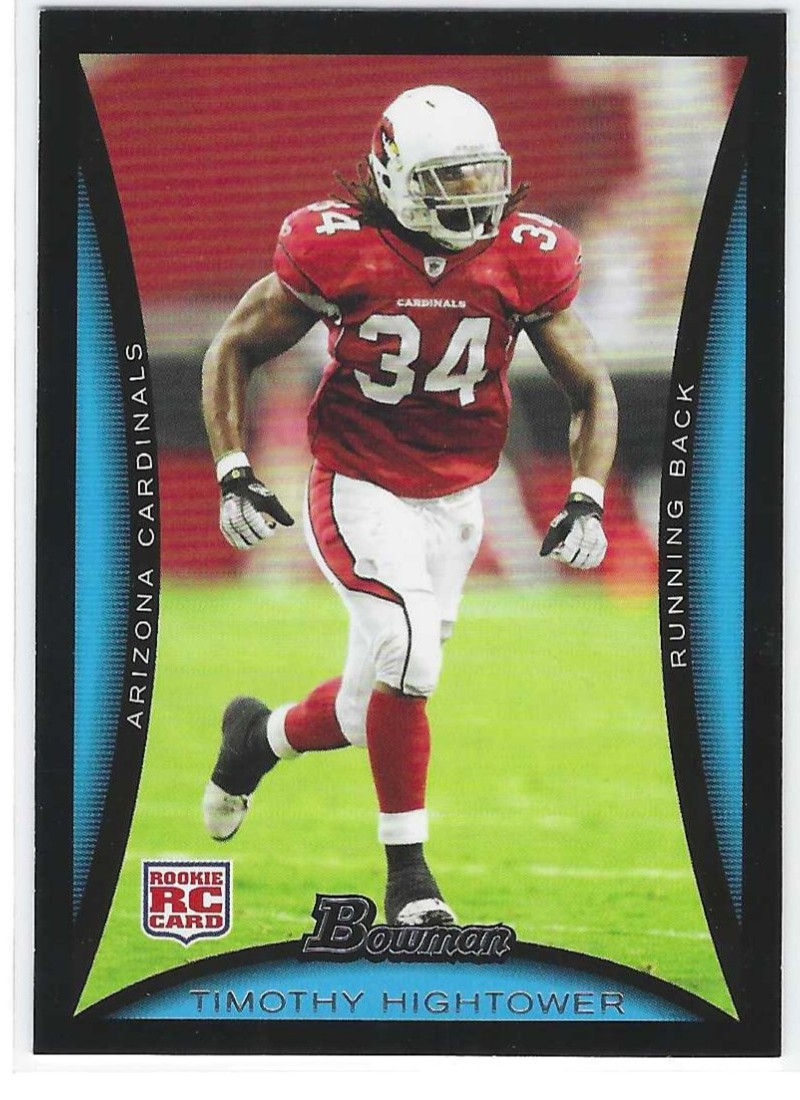 Timothy Hightower Rookie 2008 Bowman #159 Arizona Cardinals
