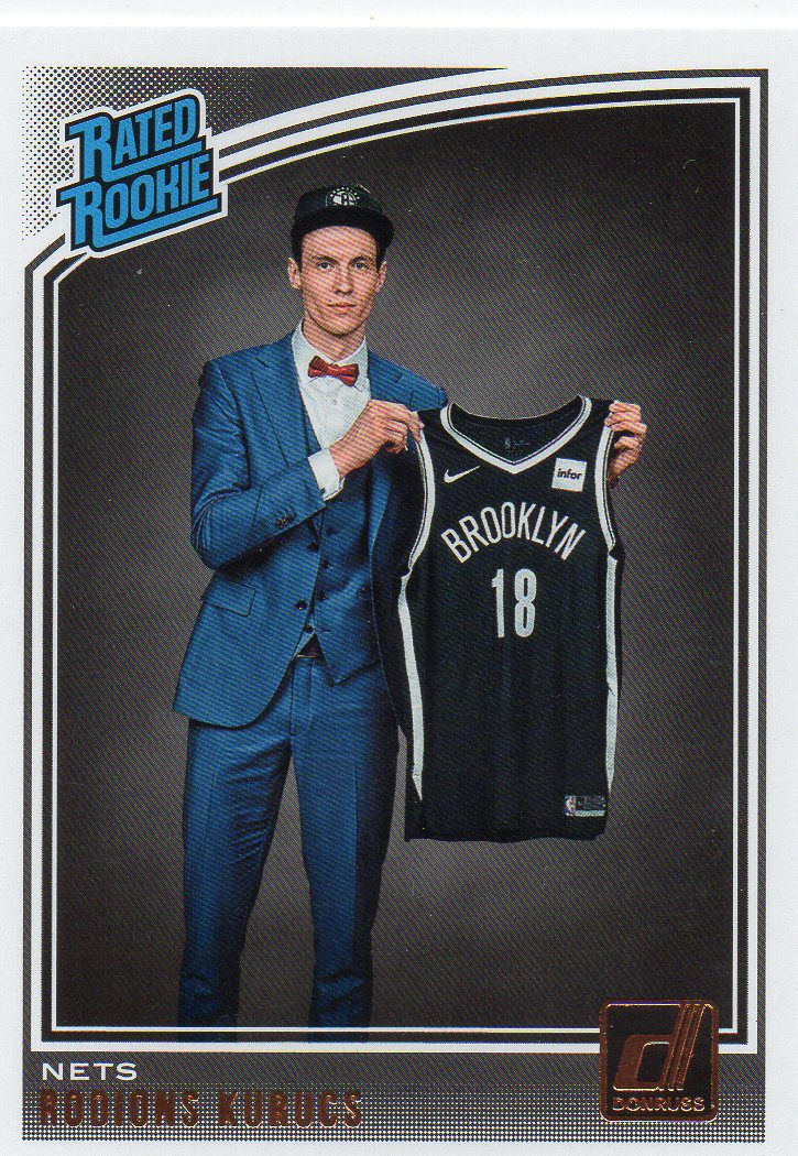 Rodions Kurucs Rookie 2018-19 Donruss #155 Brooklyn Nets