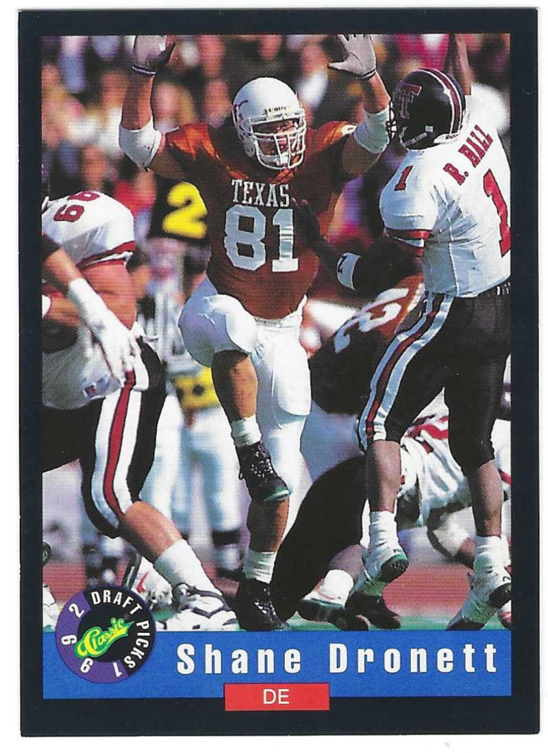 Shane Dronett 1992 Classic #21 University of Texas