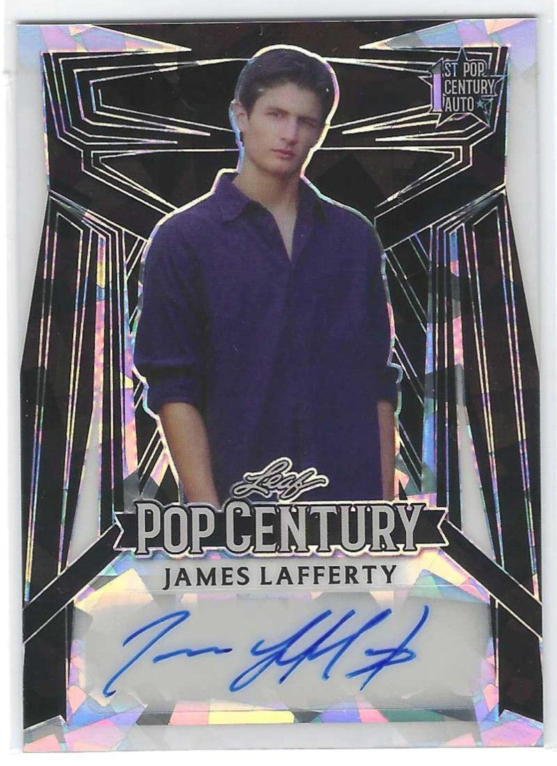 James Lafferty 2023 Leaf Pop Century Metal Crystal Black #BA-JL1