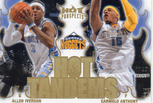 Allen Iverson And Carmelo Allen Ai Denver Nuggets Allen Iverson Of