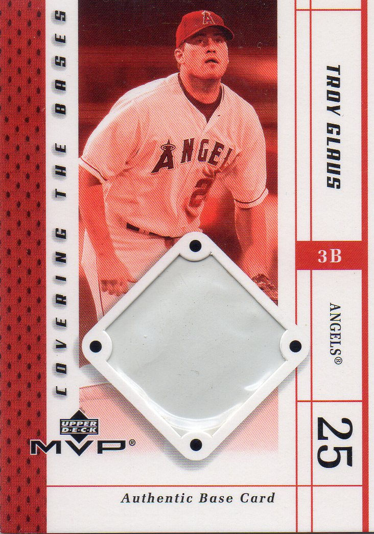 Troy Glaus 2003 Upper Deck MVP Covering the Bases #CB-TG Anaheim Angels