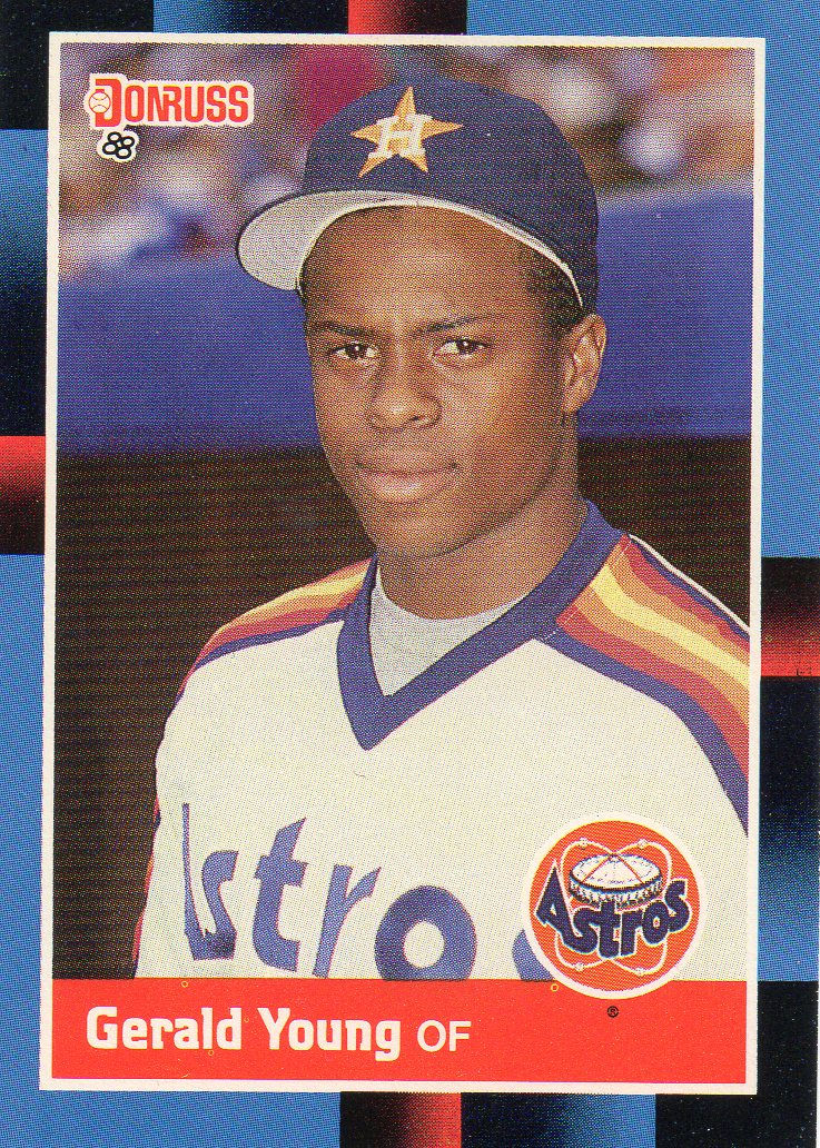 Gerald Young Rookie 1988 Donruss #431 Houston Astros
