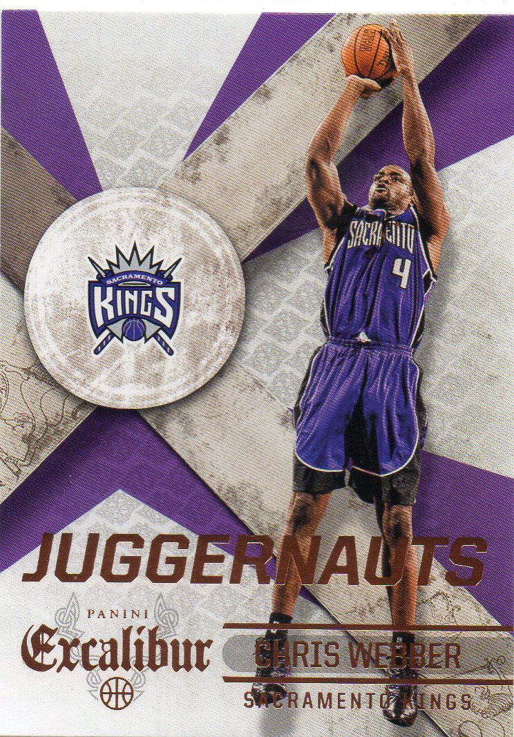 Chris Webber 2014-15 Excalibur Juggernauts #24 Sacramento Kings
