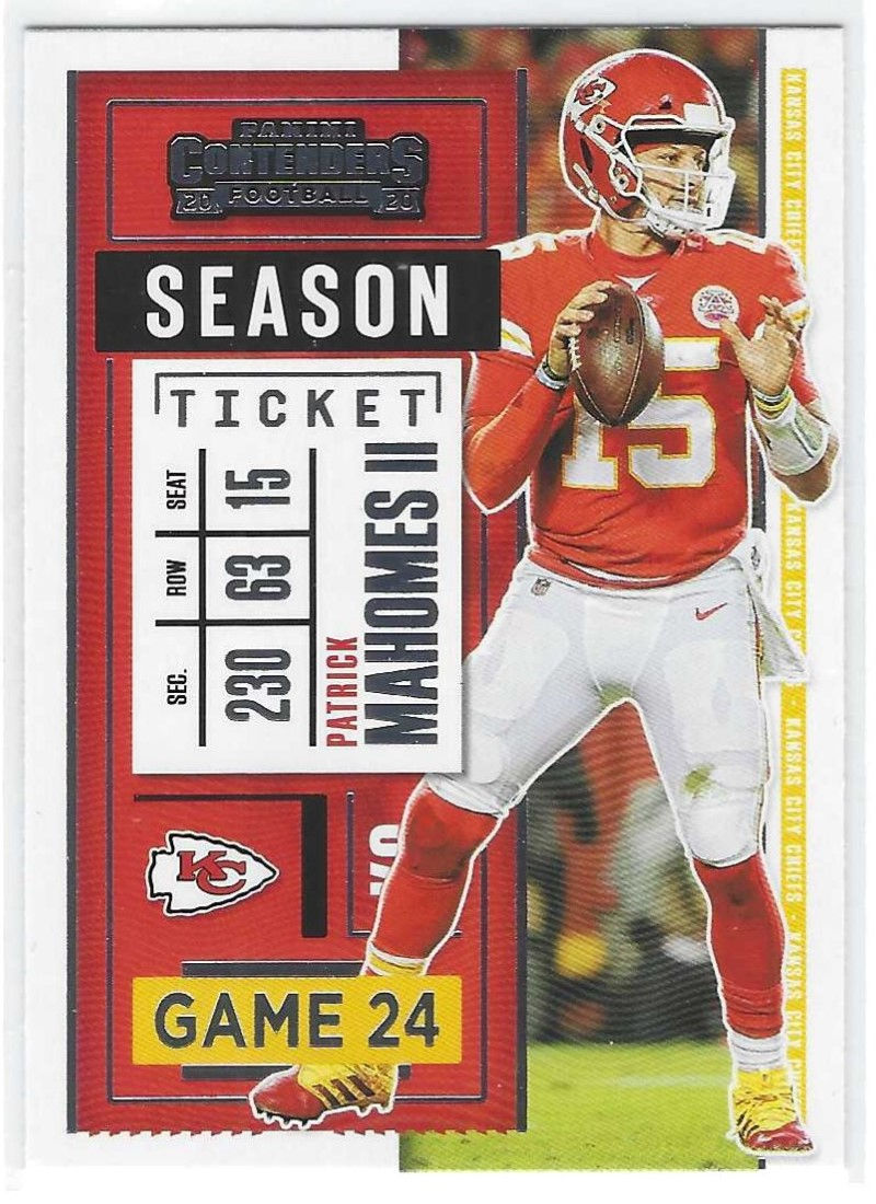 Patrick Mahomes II 2020 Contenders #2 Kansas City Chiefs