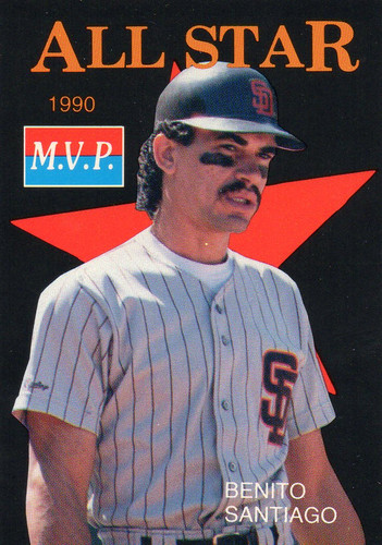 Benito Santiago 1990 MVP Big League All Stars Red Star #10 San