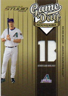 Richie Sexson 2004 Studio Game Day Souvenirs Position #GD-6 Arizona Diamondbacks