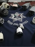 Cártel del Golfo (CDG) CCTV Cameras Seized in Ciudad Valles, San Luis PotosÃ