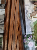 Armed Narco Photo at St. Jude Shrine in a Church in the Capital of Oaxaca, Mexico