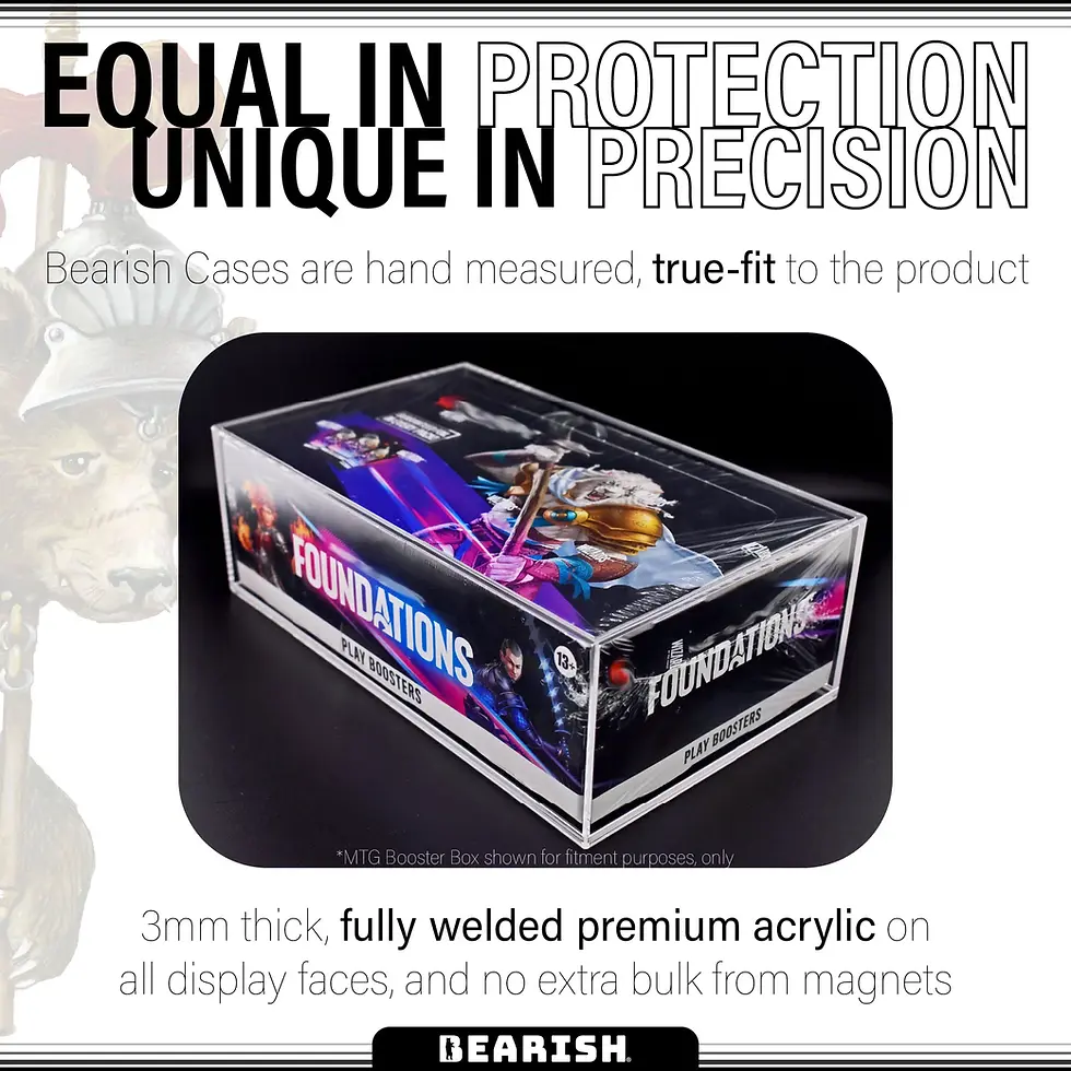 Thumbnail: Bearish True Fit Acrylic Case - Magic: The Gathering Collector Booster Boxes