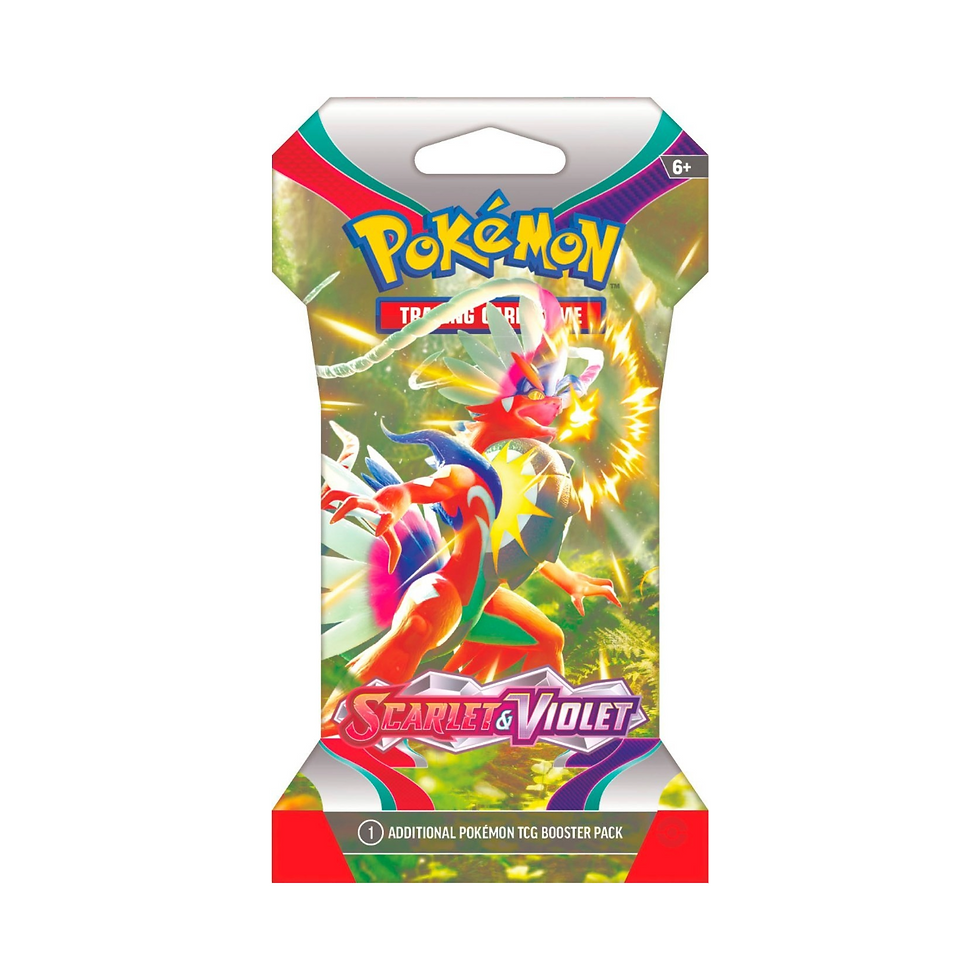 Thumbnail: S&V Base Set Sleeved Booster Packs - Pokémon TCG: Scarlet & Violet - 6 Pack