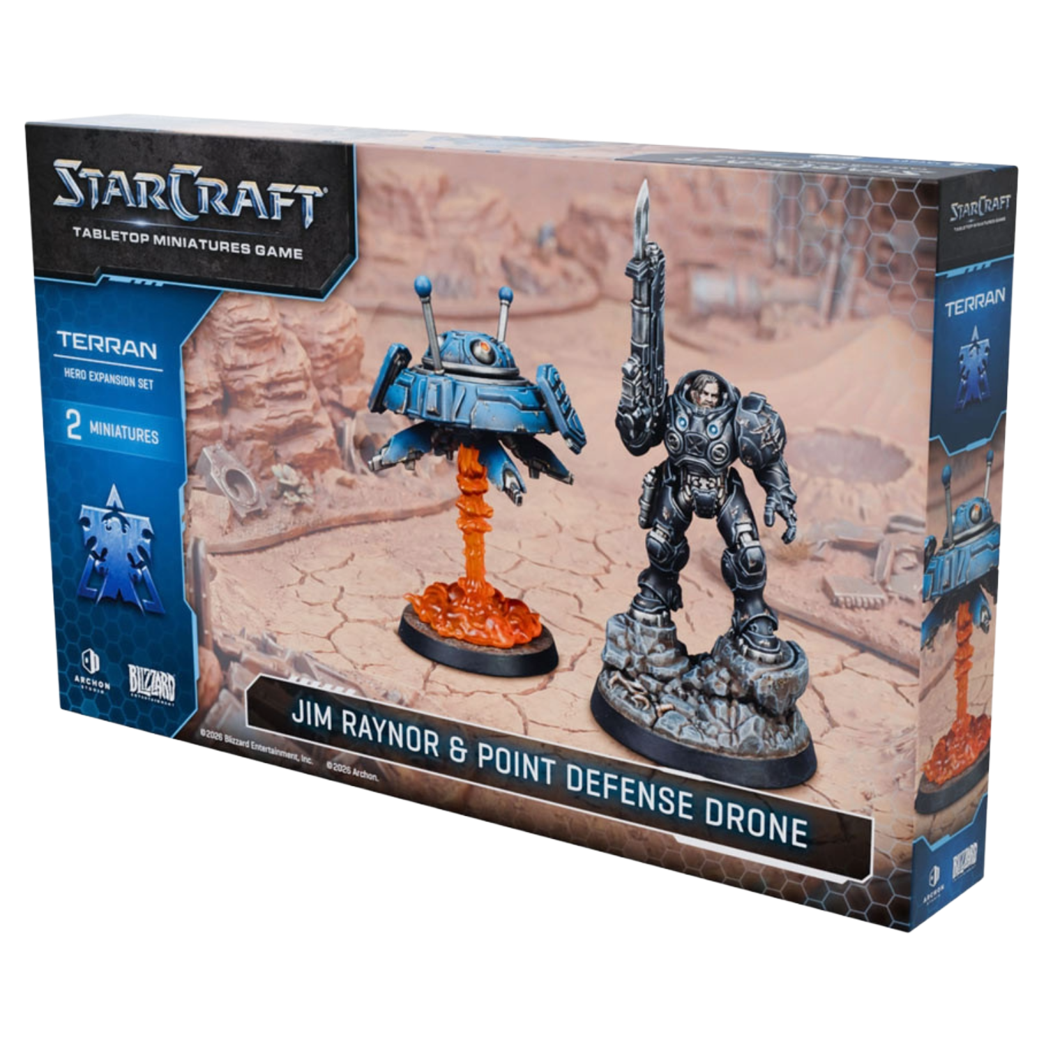 StarCraft: Tabletop Miniatures Game: Terran: Jim Raynor Hero Expansion Set