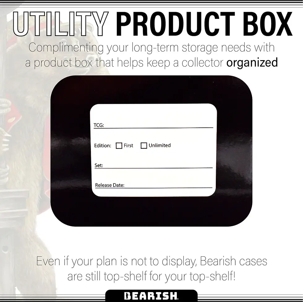 Thumbnail: Bearish True Fit Acrylic Case - Magic: The Gathering Collector Booster Boxes