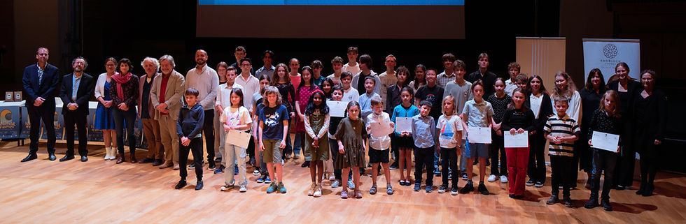 Les candidats du Concours National pour