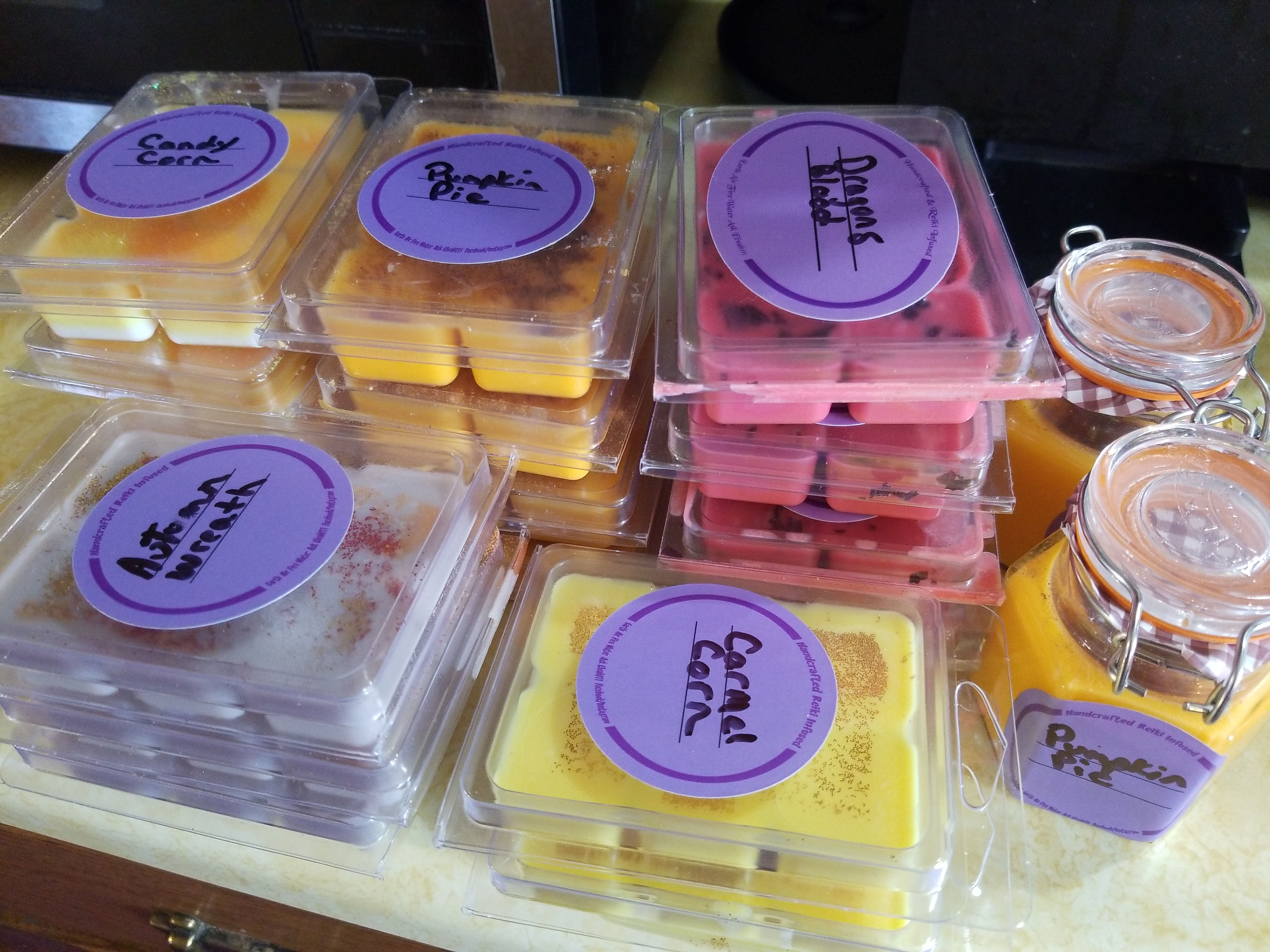 Handcrafted wax melts