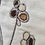 Thumbnail: Handmade Poppy Seed Head Folk Art Textile Wall Hanging