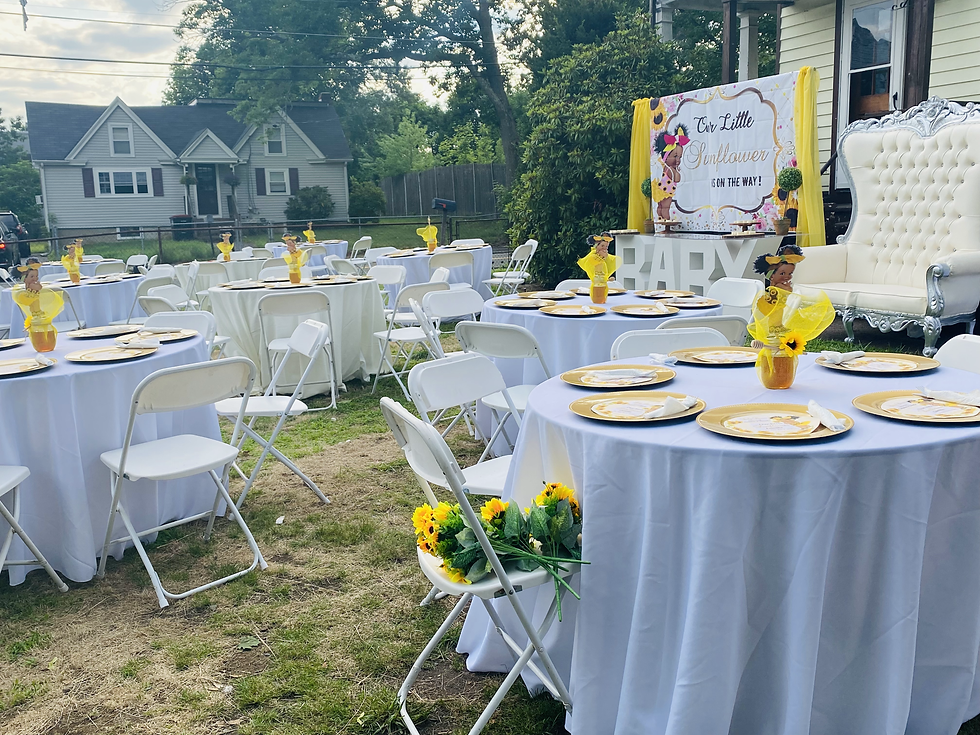 Thumbnail: Sunflower baby shower package