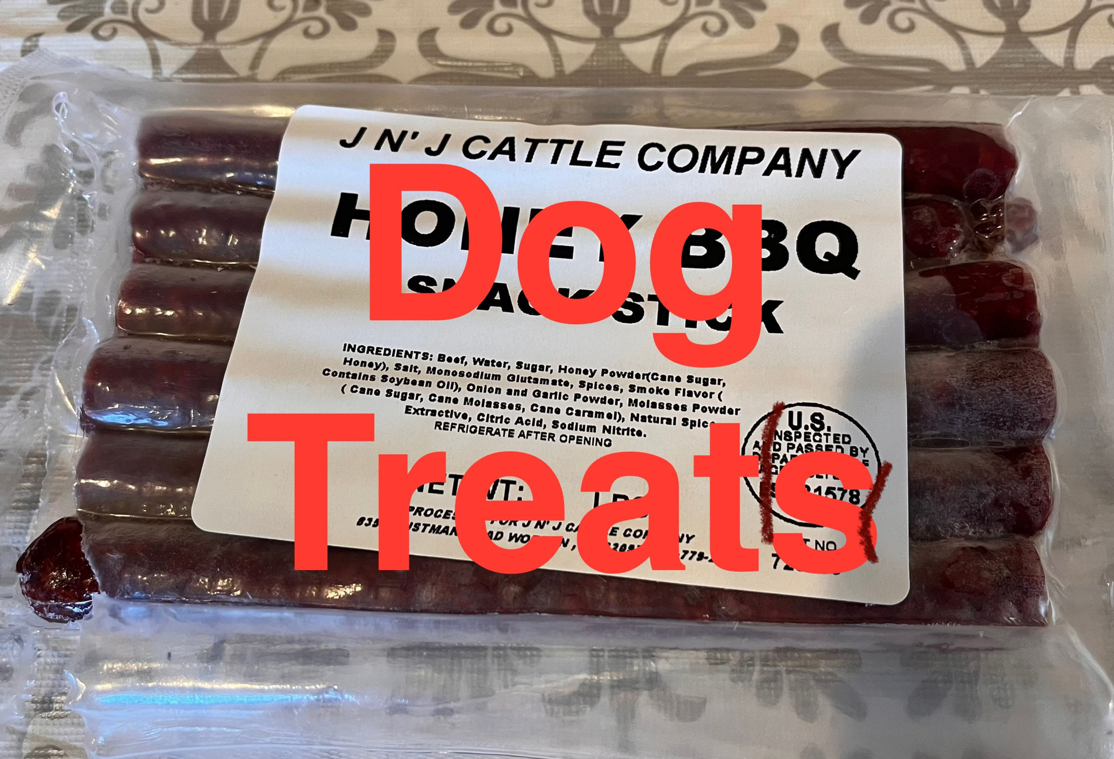 Dog Treats - Beef Snack Sticks