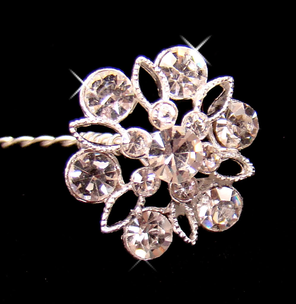 Crystal Bouquet Jewelry BQ 211 Silver or Gold