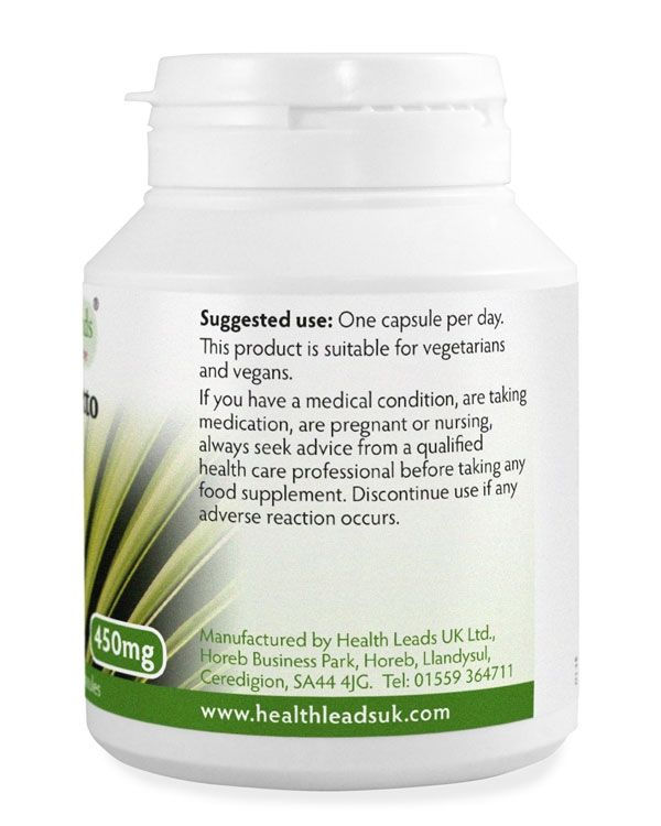 Thumbnail: Saw Palmetto 90 Capsules x 450mg