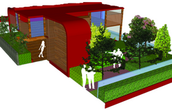 Perspective of sensory garden
