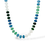 Thumbnail: Everblue Shift Necklace in deep blue, aqua, green, and white with gold-filled accents